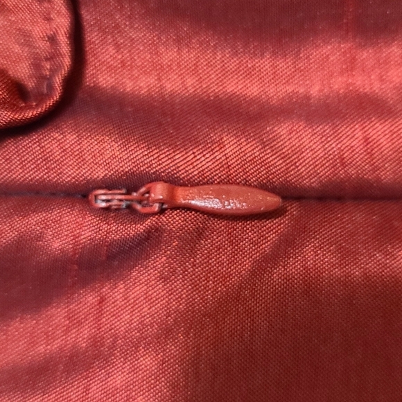 Jessica Howard Womens Special Occasion Dress Reddish Burgandy Ruffly Sz 22W EUC - Picture 7 of 11